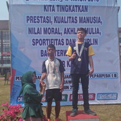 Juara 2 Lomba Lempar Lembing PEPAPEDA